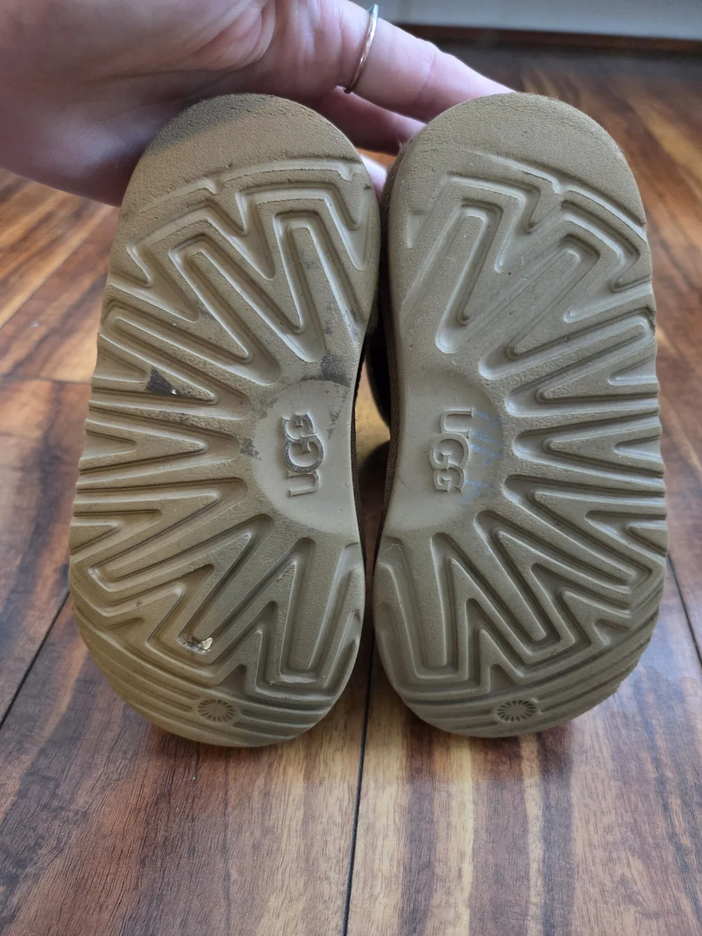 UGG Kids Brown Gold Leopard Print Classic Boot